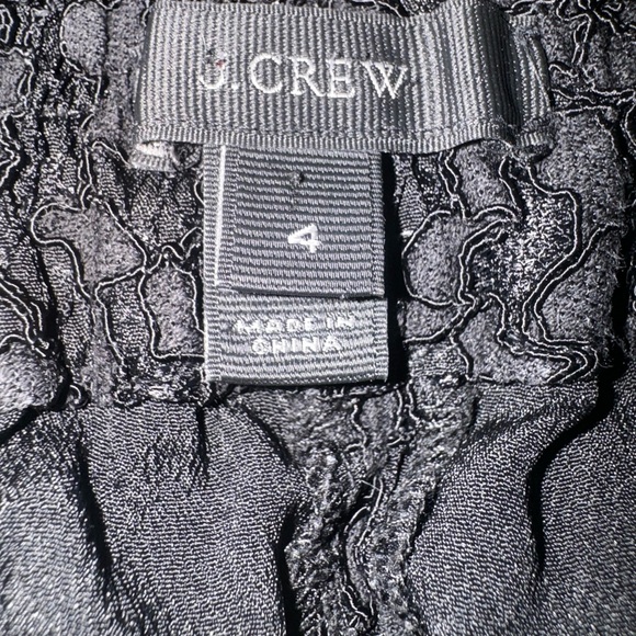 J. Crew Easy Pant with Lace Cropped Hem Women’s Size 4 With 24.5” Inseam GUC - Picture 12 of 16